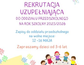 Rekrutacja uzupełniająca Rekrutacja uzupełniająca
